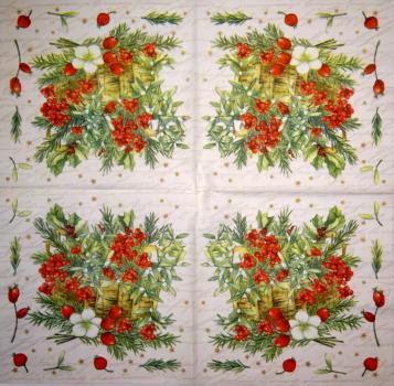 192 Christmas Flowers - 3-ply -. Ihr